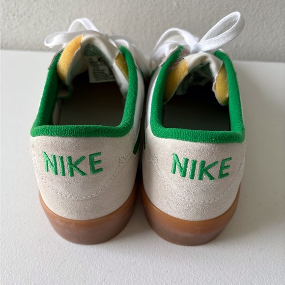 Nike SB Heritage Vulc Men 11.5 White/Lucky Green Gum Sole Athletic Skate Suede - Picture 4 of 12